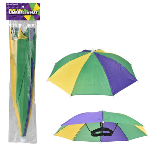 Mardi Gras Umbrella Hat 20" - LLB Toys