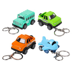 2.75" Diecast Vehicle Keychain Assortment 18ct - LLB Toys