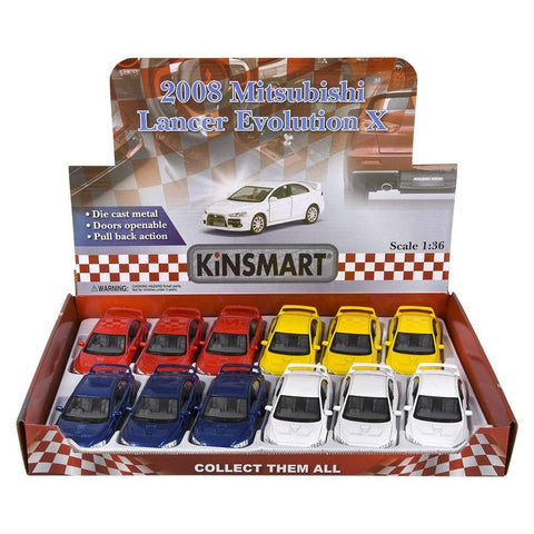 5" Diecast  2008 Mitsubishi Lancer Evolution X - LLB Toys