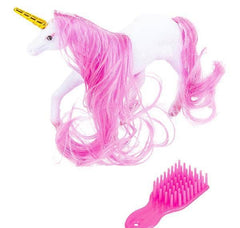 4" FLOCKED UNICORN PLAY SET LLB kids toys