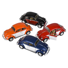5" Diecast Pull Back 1967 VW Classic Beetle-Color Door