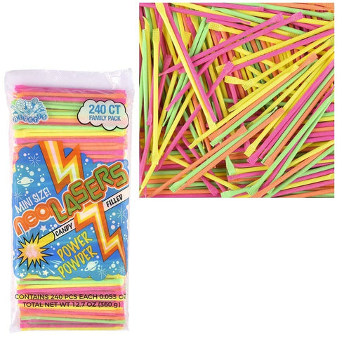 NEON LASER STRAWS  - LLB Candy