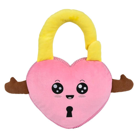12.5" Padlock Heart Plush - LLB Toys