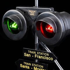 9" RAILROAD CROSSING LIGHT LLB kids toys