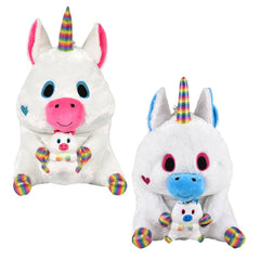 20" BELLY BUDDY UNICORN AND BABY  LLB Plush Toys