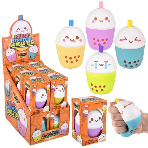 3.5" Squish And Stretch Bubble Tea - LLB Toys