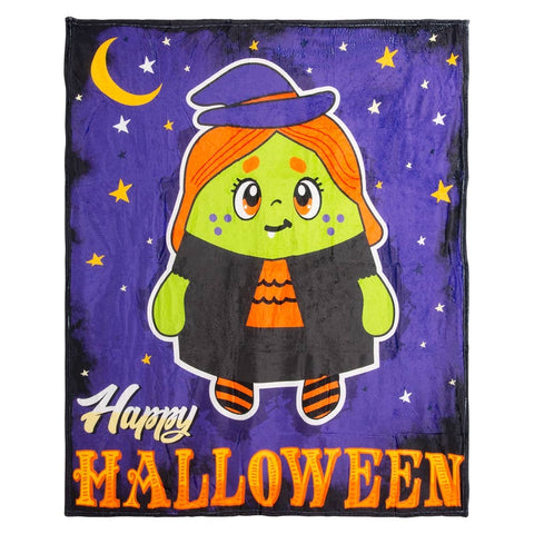50" X 60" Witchy Halloween Blanket - LLB Toys