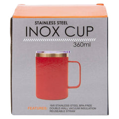 Stainless Steel White Coffee Mug 12oz - LLB Toys