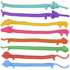 9" Zoo Animal Stretchy String 24ct