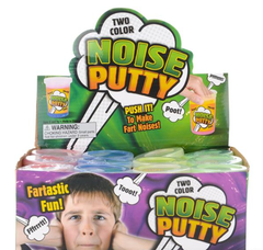 2.75" TWO TONE NOISE PUTTY LLB Slime & Putty