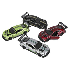 5" Diecast Pull Back Bentley Continental Gt3 LLB kids toys