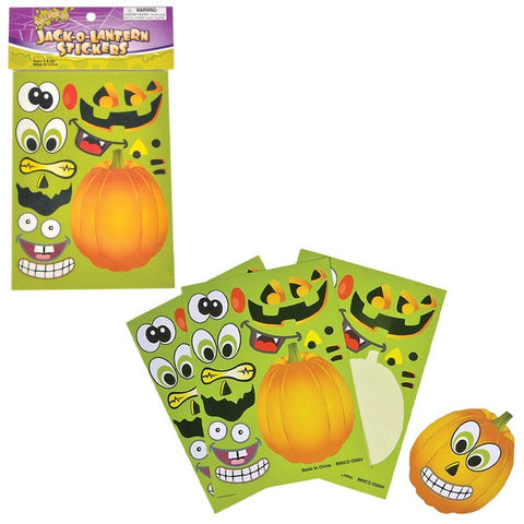 Halloween Jack-o-lantern Sticker Set Sticker - LLB Toys