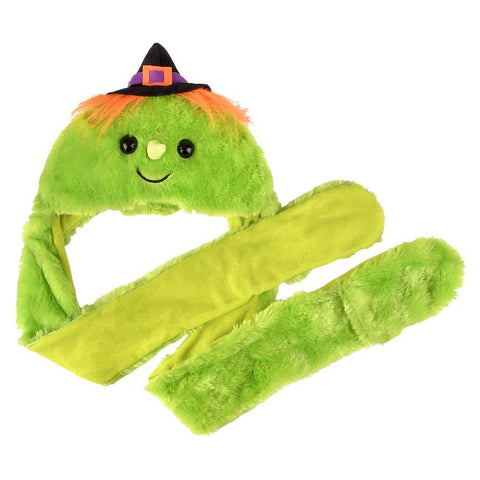Light-Up Plush Witch Hat Scarf - LLB Toys