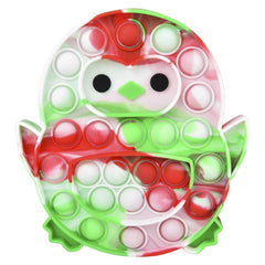 HOLIDAY PENGUIN BUBBLE POPPERS 6" LLB kids toys Christmas