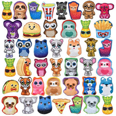 300PC MINI PANCAKE PLUSH ASSORTMENT 5-6" LLB Plush Toys