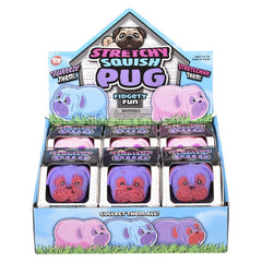 3.25" STRETCHY, SQUISH PUG LLB Squishy Toys