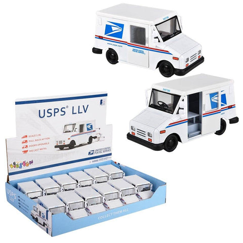 5" Diecast USPS Mail Delivery Truck   - LLB Toys