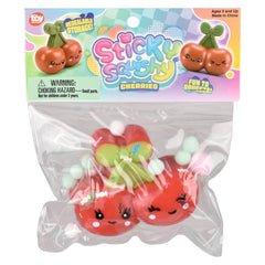 2.5" Sticky Squish Cherries - LLB Toys