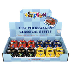 4" Diecast  1967 VW Classic Beetle With Printing - LLB Toys