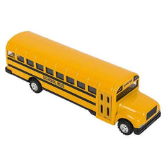 8.5" DIE-CAST PULL BACK SCHOOL BUS (6PCS/DISPLAY)  Car Toys