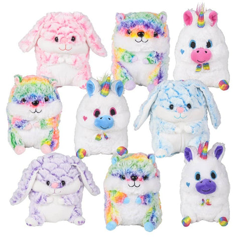 7" 84pc BELLY BUDDY ASSORTMENT LLB Plush Toys