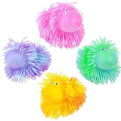 5.5" Light-Up Shaggy Dog Puffer - LLB Toys
