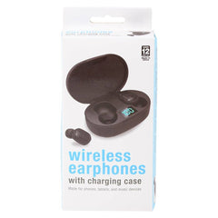 BLACK WIRELESS EAR PHONES WITH CHARGING CASE LLB kids toys