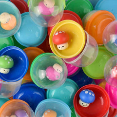 1" Mini Mushroom Squeezy Figurines In 2" Capsule - LLB Toys