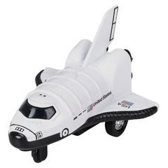 4" DIE-CAST PULL BACK MINI SPACE SHUTTLE LLB Car Toys
