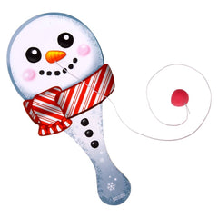 Snowman Paddle Ball 10" - LLB Toys