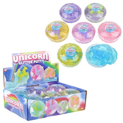 2.25" UNICORN GLITTER PUTTY LLB Slime & Putty