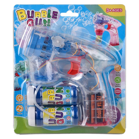 7" Light-Up 10 Hole Bubble Blaster 24/ - LLB Toys