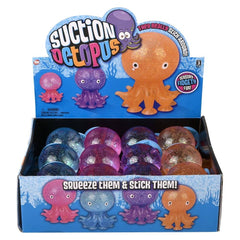 3.5" Water Filled Suction Octopus Toy 12ct - LLB Toys