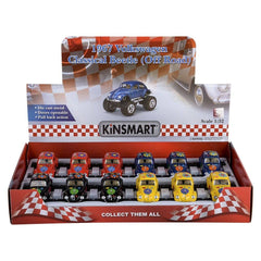 5" VW Beetle Diecast  Toy with Printing - LLB Toys