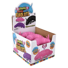 Jumbo Wiggle Fidget Axolotl 12"-Display - LLB Toys