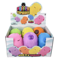 9" Capybara Puffer-Assorted Colors- LLB Toys