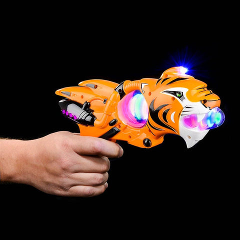 11.5" SUPER SPINNER TIGER BLASTER LLB kids toys