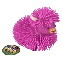 4" Highland Cow Puffer-Assorted Colors -LLB Toys