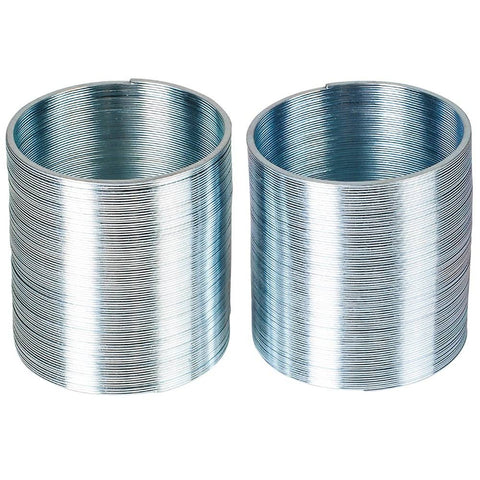 2"(50MM) SILVER METAL COIL SPRING LLB kids toys