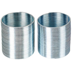 2"(50MM) SILVER METAL COIL SPRING LLB kids toys