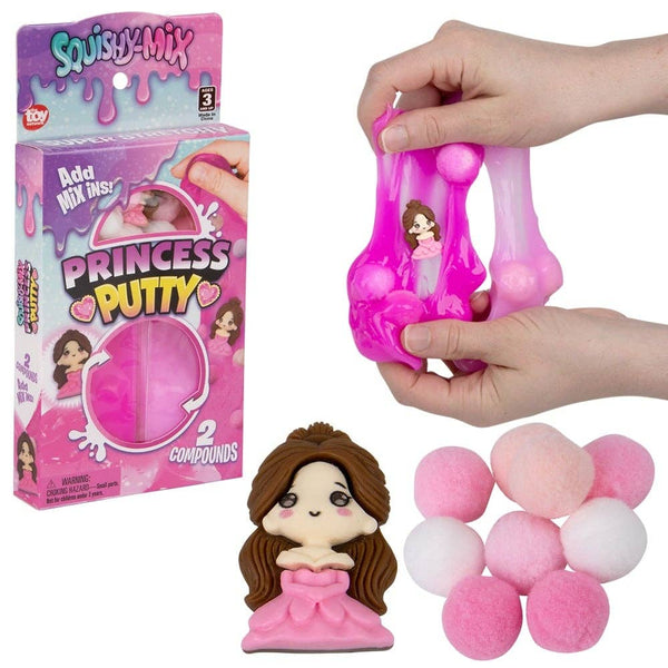 Squishy-Mix Princess Putty 12ct - LLB Toys