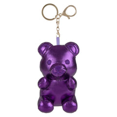 4" Metallic Yummy Bear Plush Clip On - LLB Toys