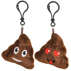 2.75" plush POOP KEYCHAIN LLB Keychain