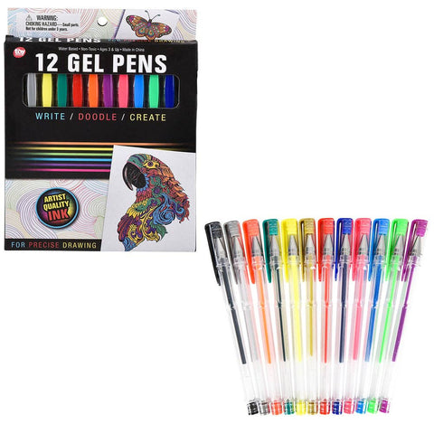 5.75" GEL PENS (12PC/UN) LLB Stationary