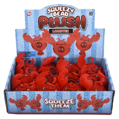 3" Lobster Squeezy Bead plush LLB Plush Toys