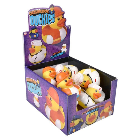 3.75" Occupation Duckies Novelty Toy 12ct - LLB Toys