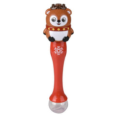 Light-Up Reindeer Bubble Wand 13.5" - LLB Toys