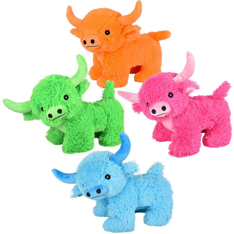 11" Highland Cow Colorful - LLB Toys
