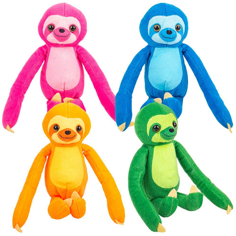7.5" NEON SLOTH LLB Plush Toys