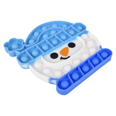 SNOWMAN WINTER HAT BUBBLE POPPERS 6" Christmas - LLB Toys